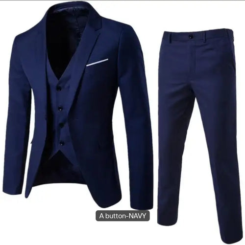 3-Piece Slim Fit Suit