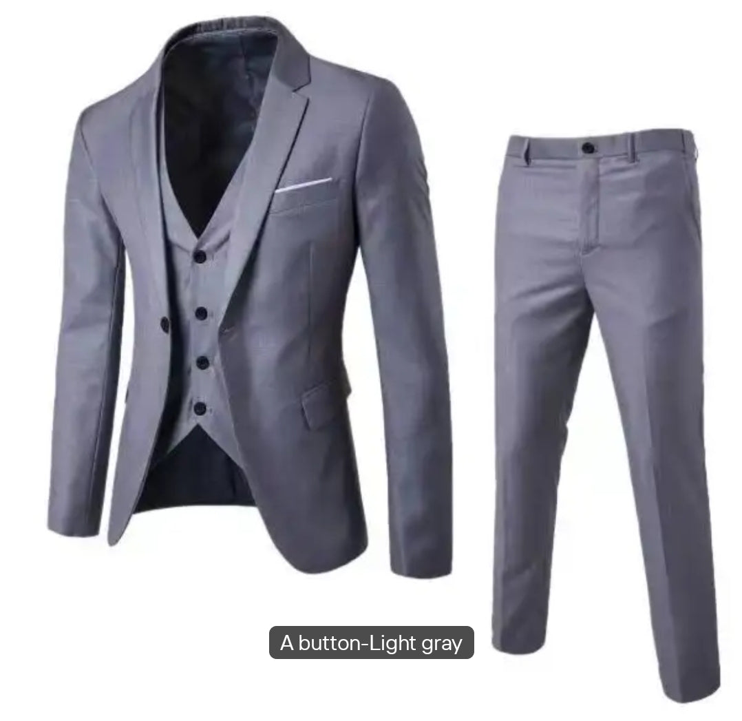 3-Piece Slim Fit Suit